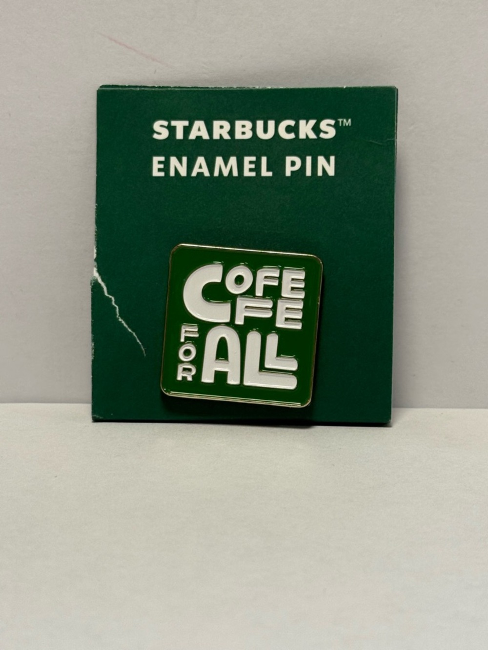 Starbucks “Coffee For All” Enamel Pin NWT